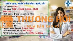 Tuyển nhân viên bán thuốc tây và sinh viên thực tập bán thuốc