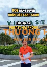 NHÂN VIÊN CẢNH QUAN MÔI TRƯỜNG LÀM TẠI VINFAST
