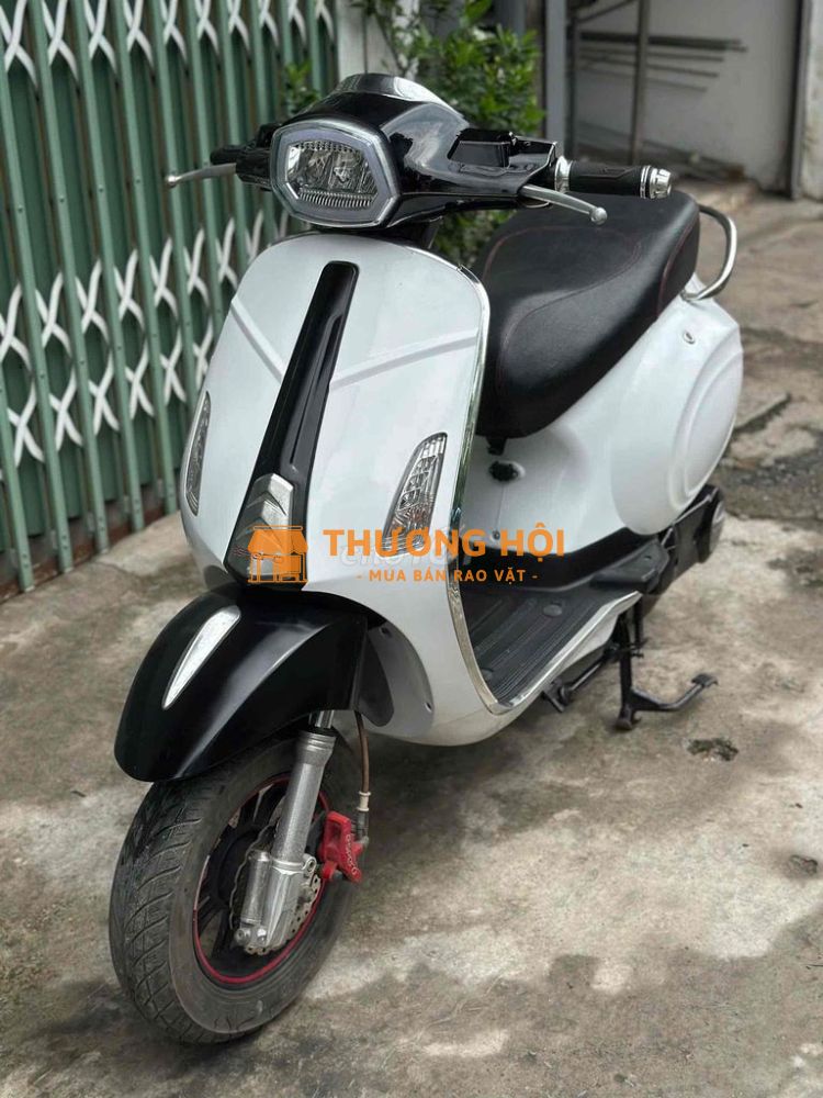 xe điện vespa đèn vuông mới đầy đủ đăng ký