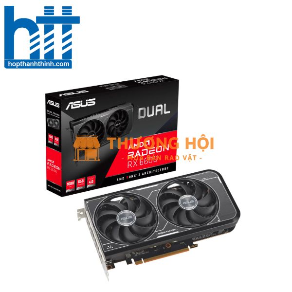 Card màn hình Asus DUAL RX 6600 8GB-V3 - giá rẻ