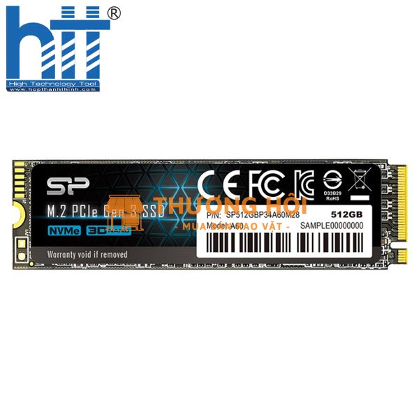 SSD Silicon Power A60 512GB SP512GBP34A60M28 - Giá tốt