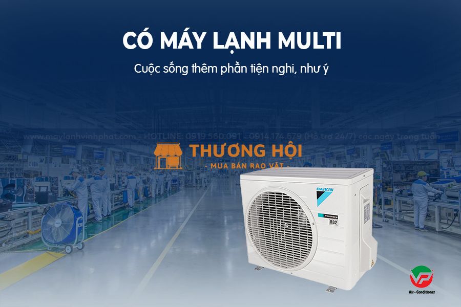 Điều hòa MULTI là gì? Lý giải vì sao các căn hộ chung cư nên dùng Điều hòa MULTI