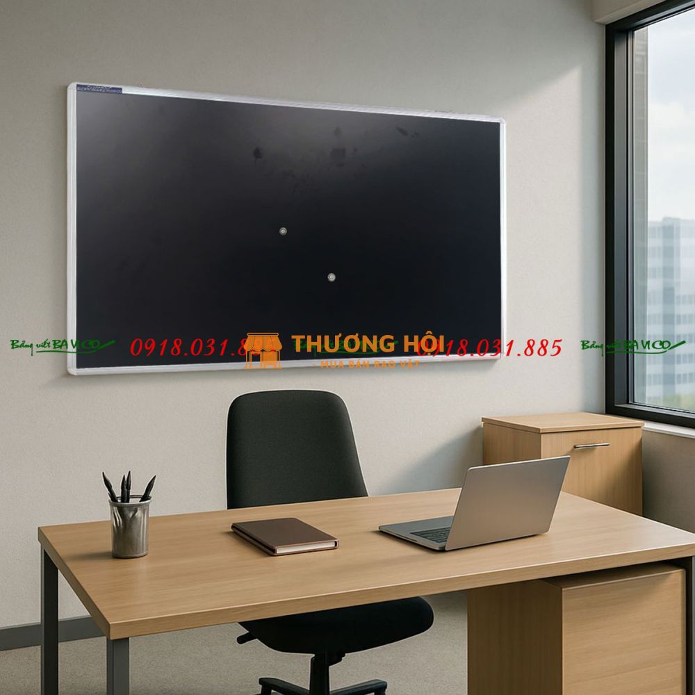 Bảng học sinh viết phấn treo tường khung nhôm