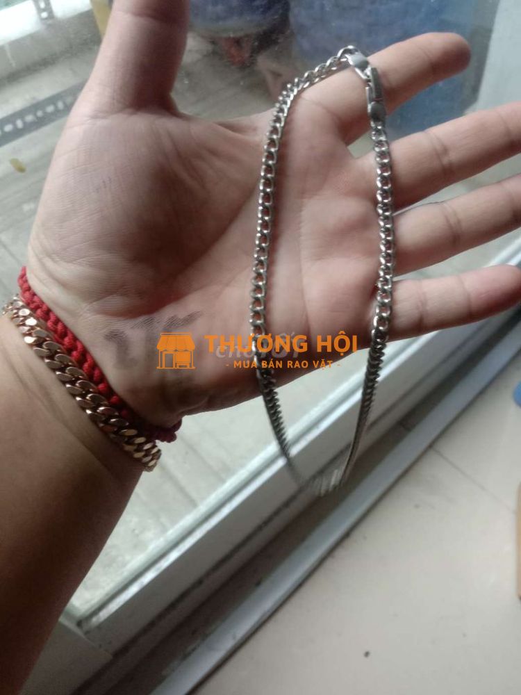 Cần bán dây chuyền inox có huyết áp dây