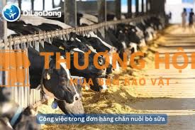 CẦN GẤP 2 NAM +5 NỮ LÀM TRANG TRẠI BÒ SỮA TẠI ĐÀI LOAN