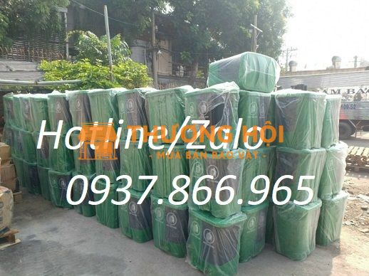 Thùng rác phân loại 2 ngăn, thùng rác 60l, bán thùng rác toàn quốc