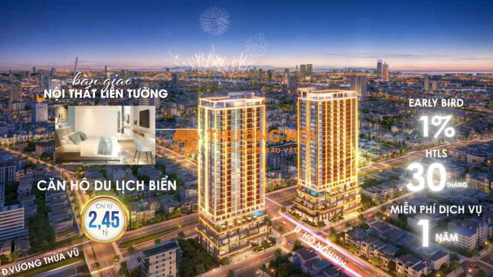 Căn hộ view biển từ tập đoàn Sun Group giá dưới 3 TỶ