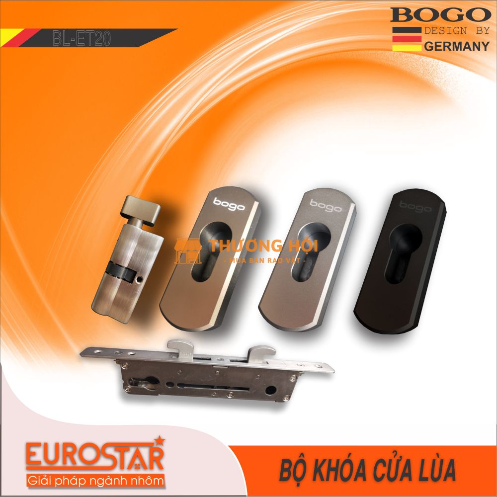KHÓA CỬA ĐI LÙA 2 MẶT BOGO