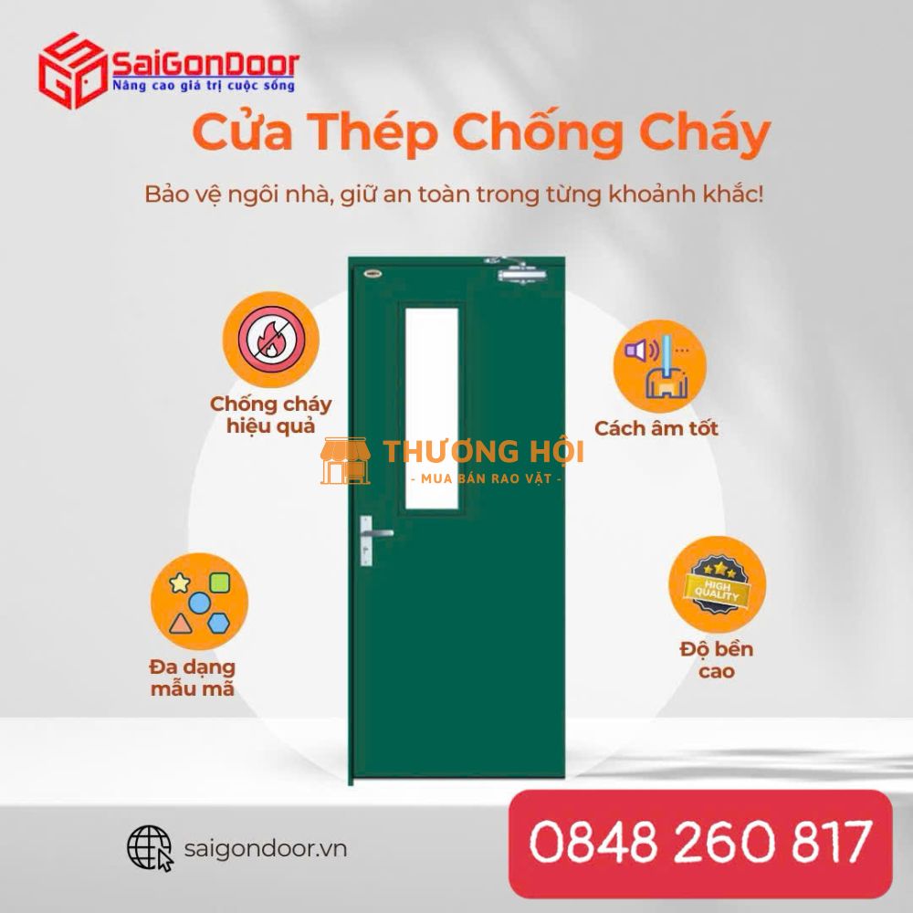 Cửa thép chống cháy SaiGonDoor