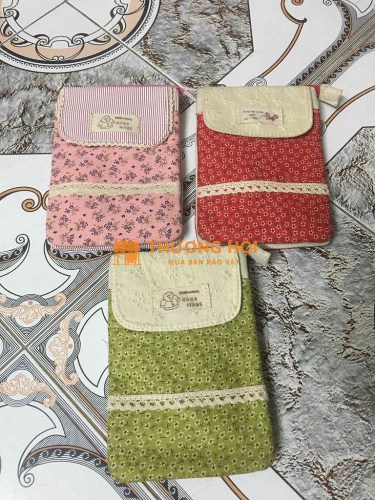 Bộ 3 túi đeo vải màu sắc thời trang dùng cho các l