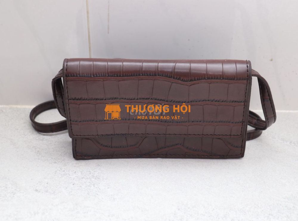 Túi da đeo chéo nữ nội địa Nhật