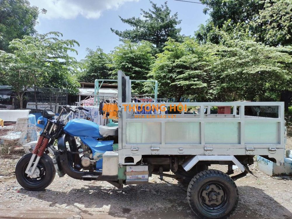 Bán xe ba gác thùng kẽm còn 90℅