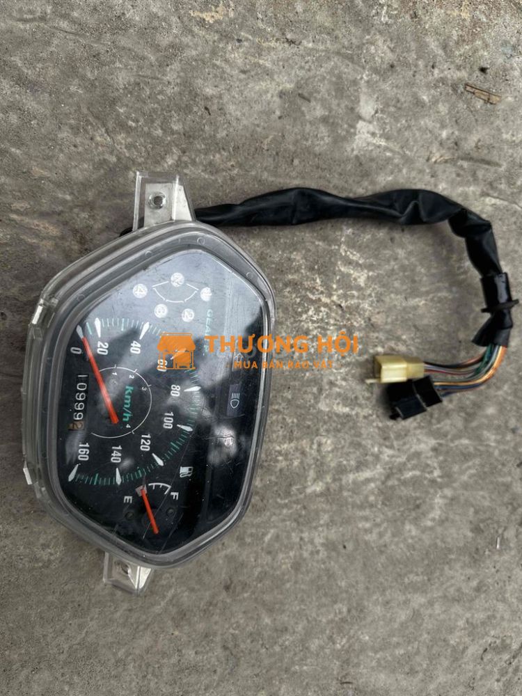 Đồng hồ wave alpha lốc đen