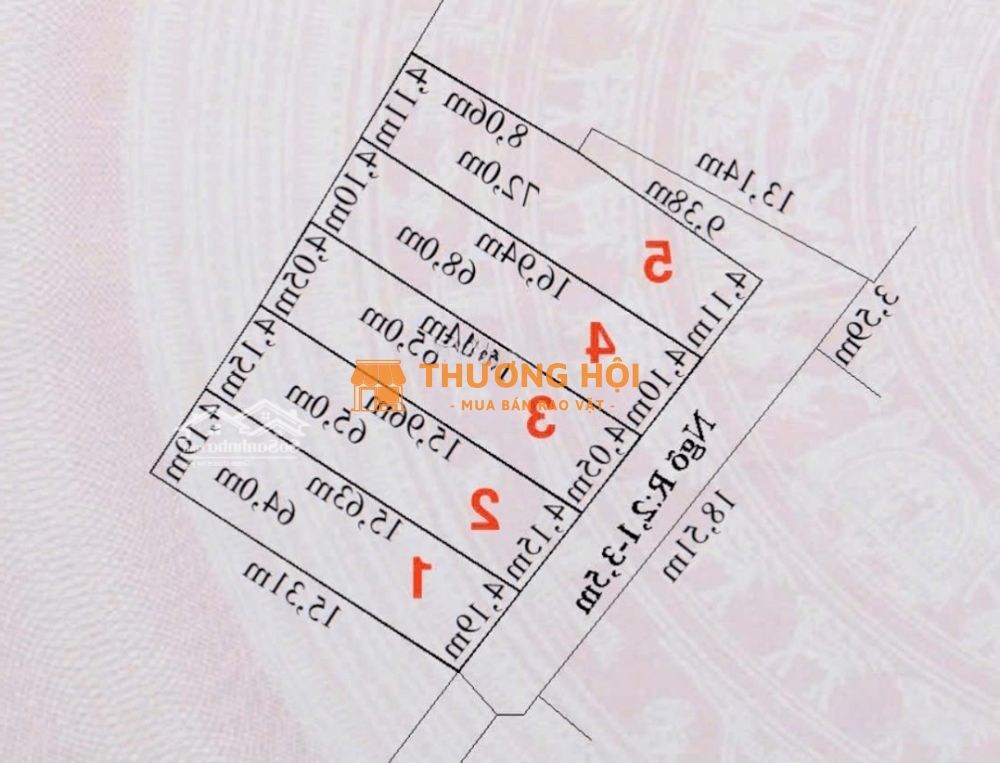 Bán Gấp đất Thổ Cư 62m2 Tại Hoàng Lâm, 950 Triệu, Thủy Nguyên, Hải Phòng