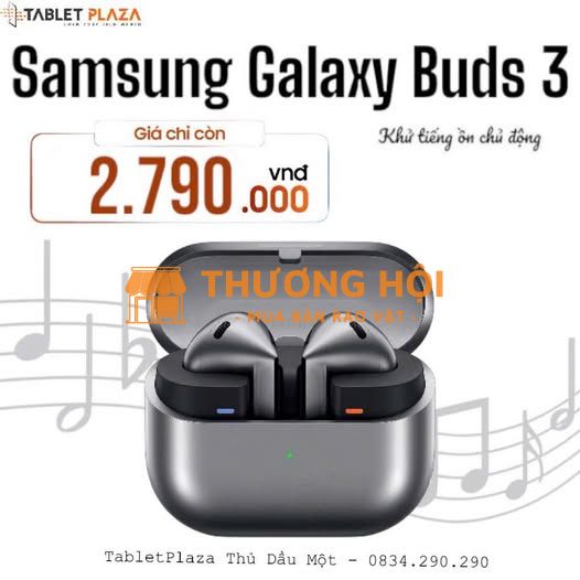“Galaxy Buds3 – nhỏ mà có võ! ✅ Chống ồn chủ động thông minh