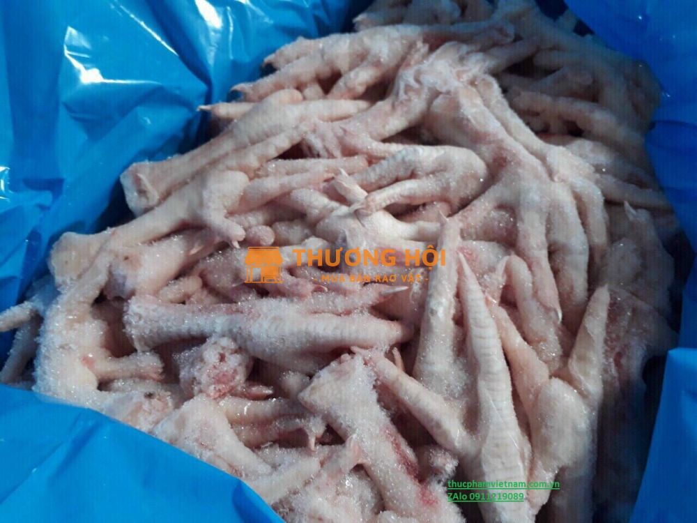 Chân Gà Đông Lạnh Nhập Khẩu – Rã Đông Nhanh, Sạch, Dễ Chế Biến