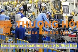 Đơn hàng sản xuất linh kiện ô tô Nhật Bản tuyển 3 nam