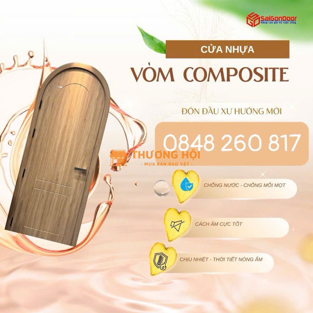 CỬA NHỰA VÒM COMPOSITE