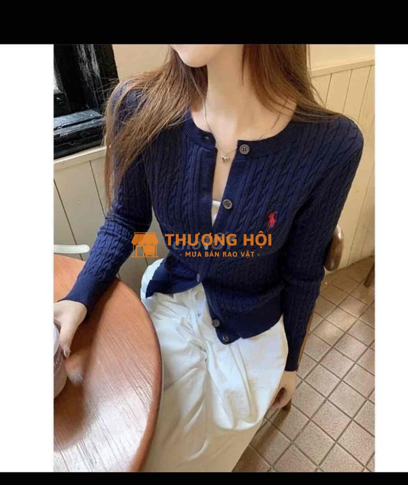 dạ e pass áo cardigan