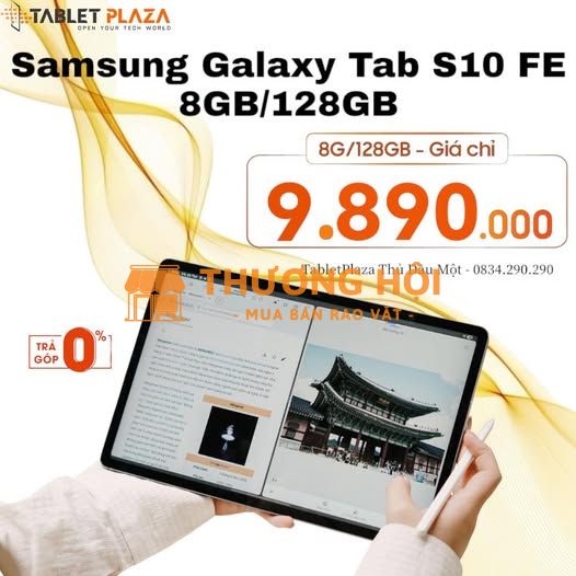 Galaxy tab s10 fe- trải nghiệm đa hiệu năng