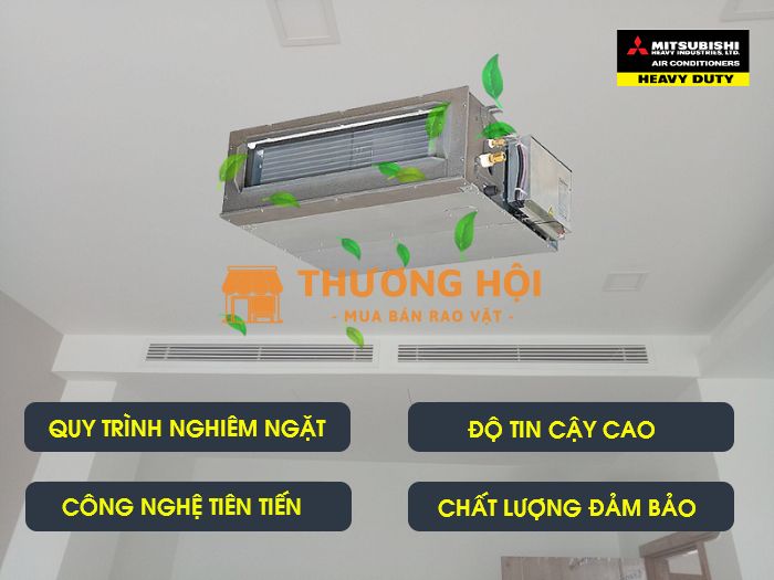Đại lý phân phối, lắp đặt Điều hòa âm trần nối ống gió MITSUBISHI HEAVY giá rẻ nhất