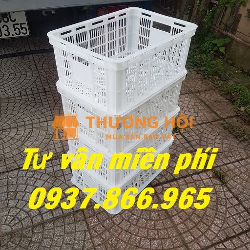 Sọt nhựa nguyên sinh, phân phối sọt nhựa toàn miền bắc, sọt màu trắng nhựa