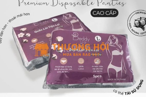 PASS RẺ[SET5CÁI]Quần lót Cotton nữ BeddyCare