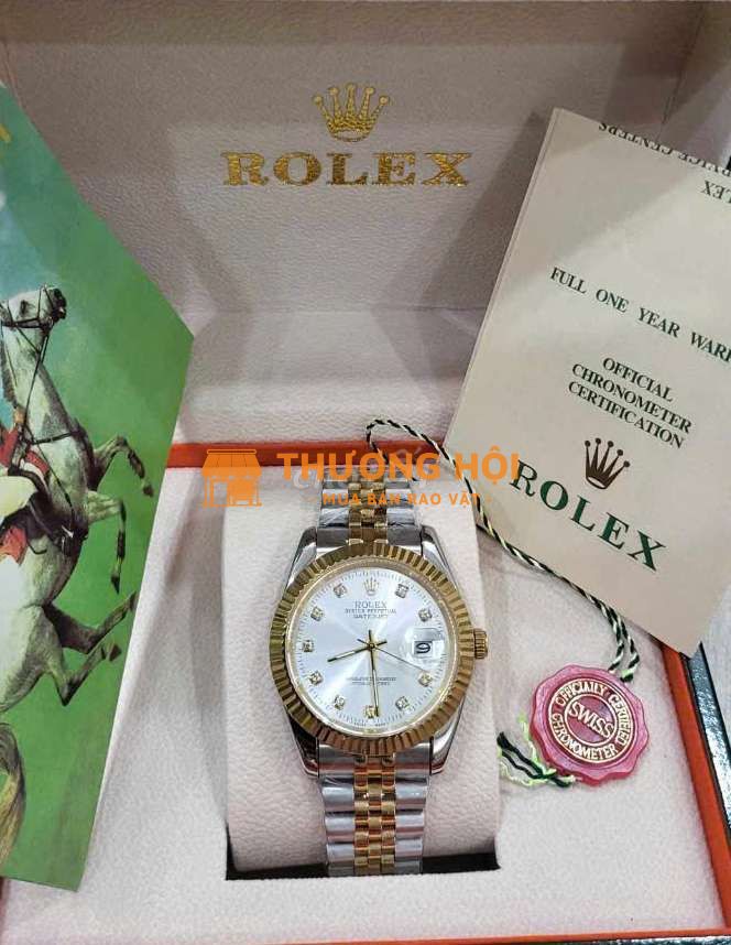 Rôlexx quart máy Nhật mặt 40mm đẹp mới Fullbox