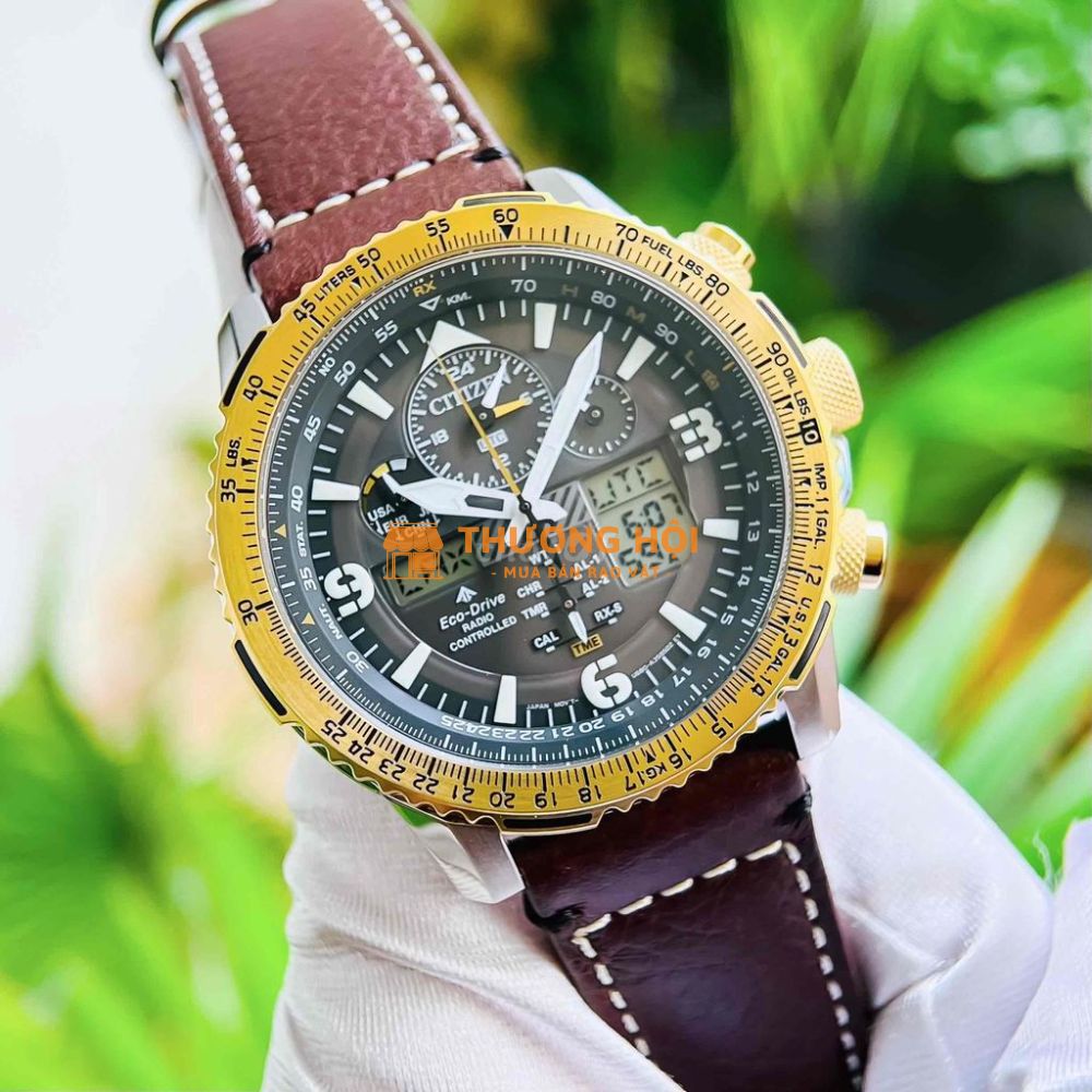 CITIZEN ECO-DRIVE SKYHAWK JY8084-09H. Mua bán Đồng hồ tại Quận Bình Thạnh Tp Hồ Chí Minh được đăng bởi Nhật Hạ Đồng Hồ Xách Tay Chính Hãng hình 2  2/6 CITIZEN ECO-DRIVE SKYHAWK JY8084-09H