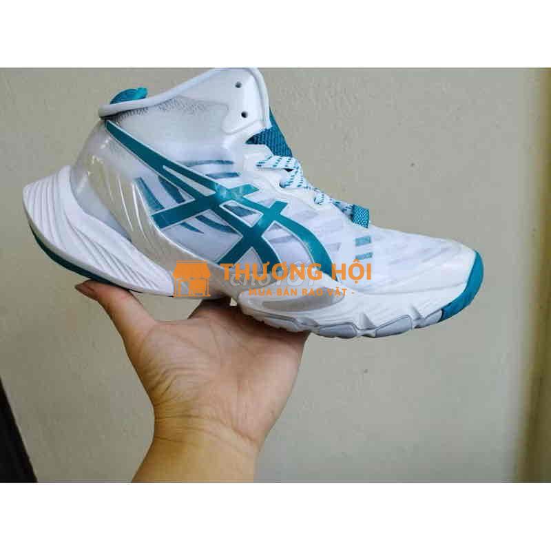 Giày Asics Nam Cao Cổ Trắng - Xanh Ngọc