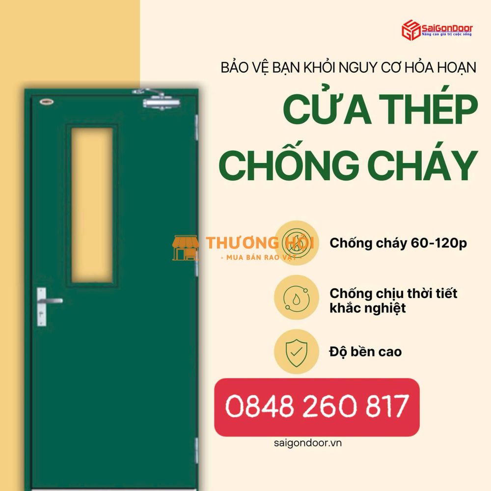 Cửa thép chống cháy SaiGonDoor