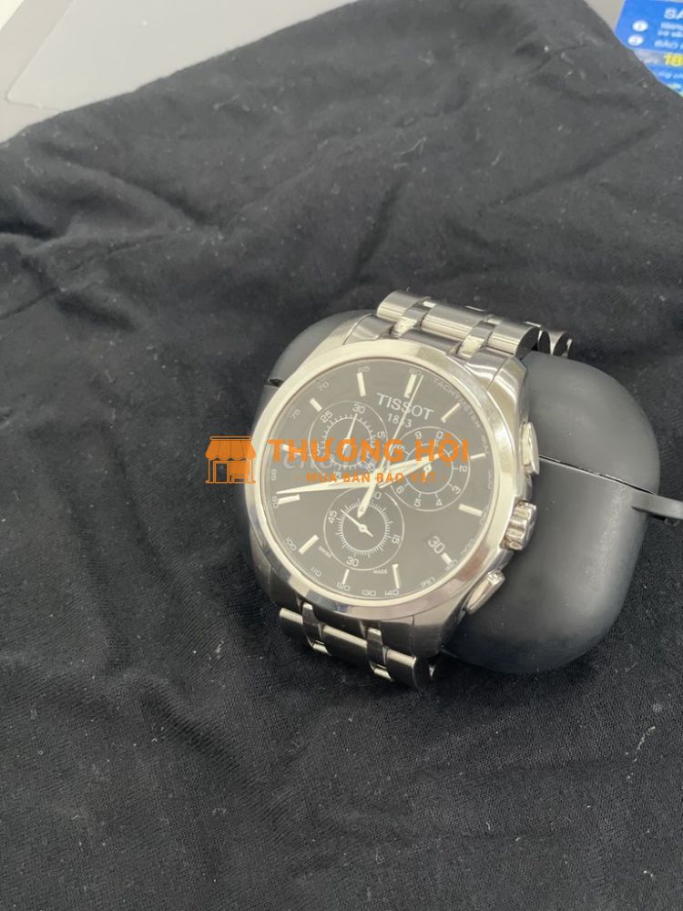 Đồng hồ Tissot T035617A full đen dây kim loại