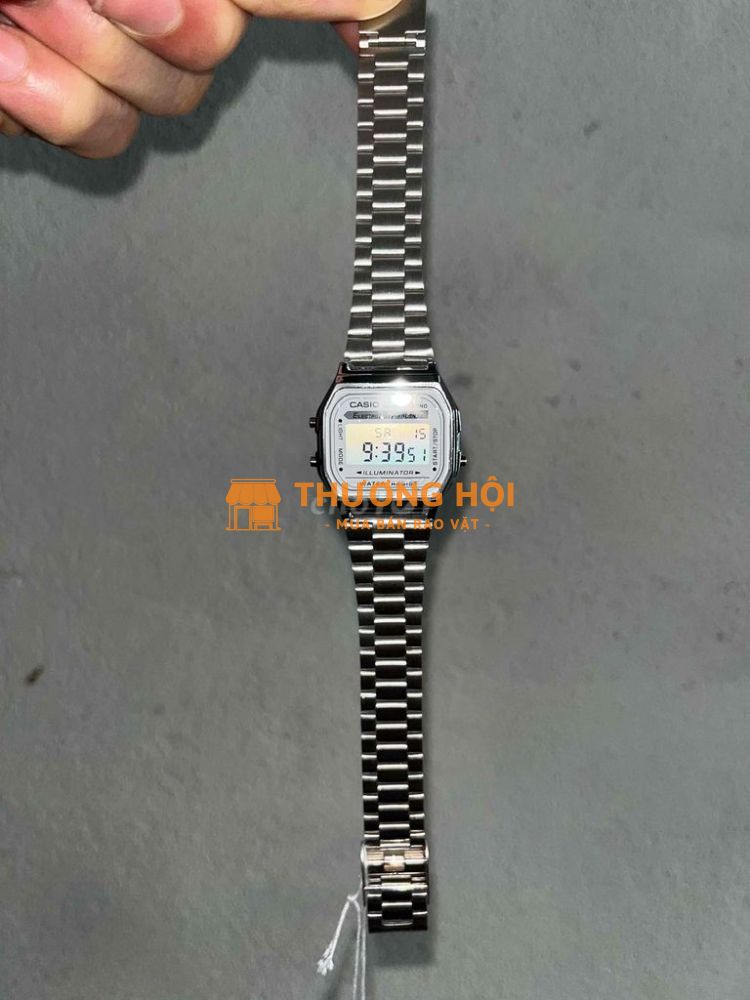 Casio white wh A 168