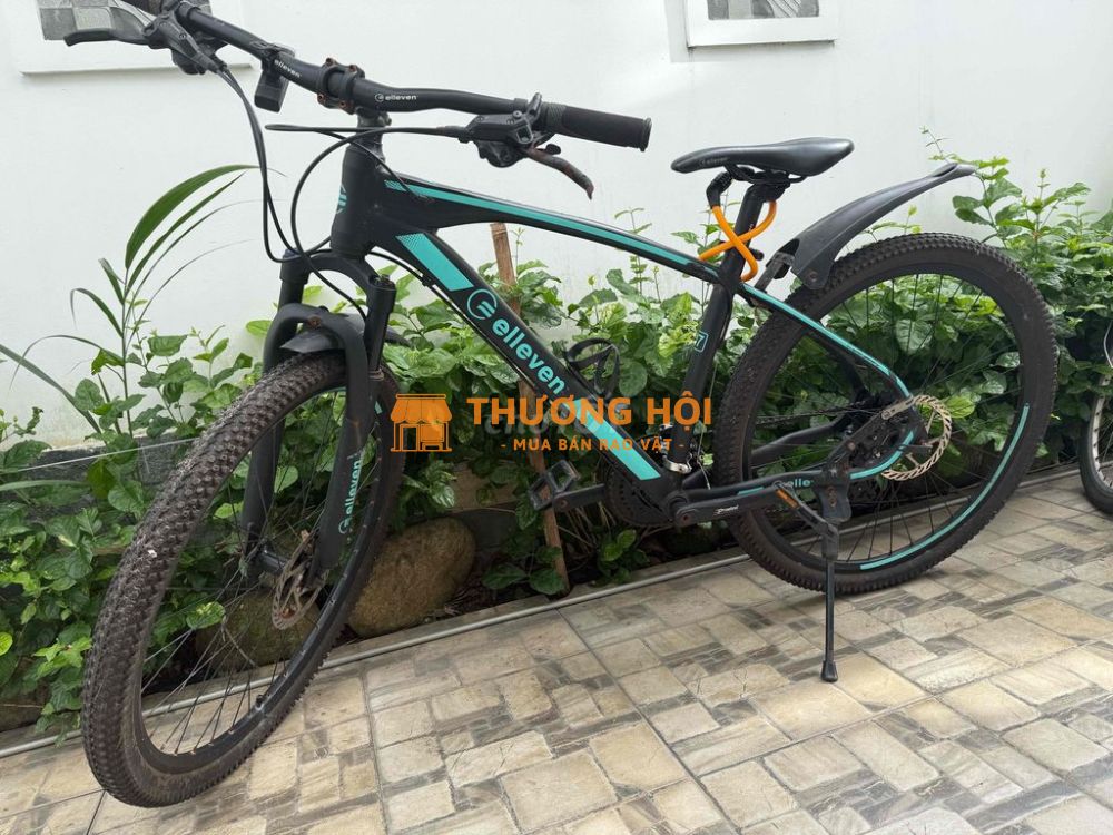 Xe đạp leo núi Elleven, đen - xanh