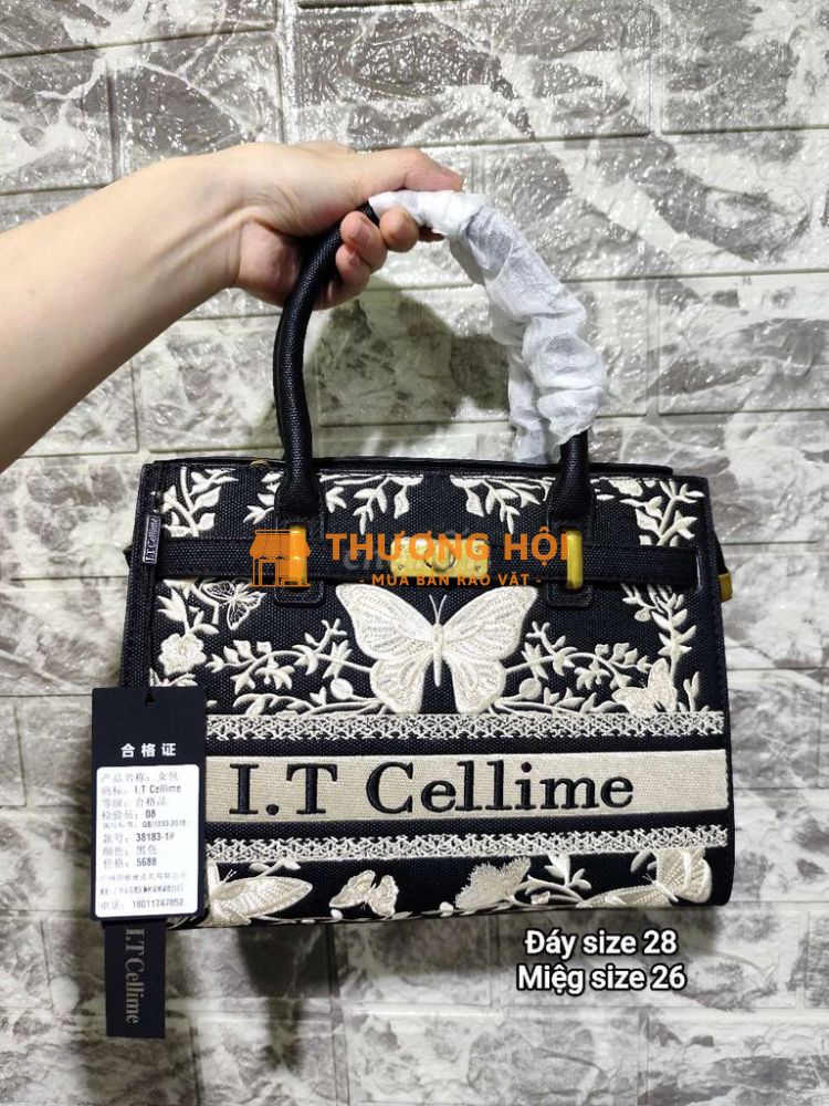 Túi thêu công sở hàg new chính hãg HongKong I.T