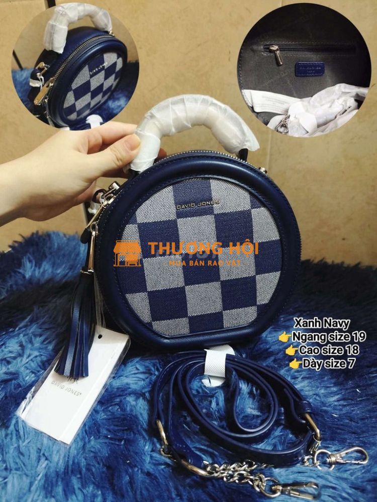 Túi cốp tròn mini hàg chính hãg DavidJones size 19