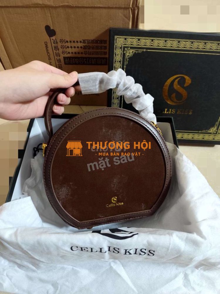 Xả kho túi cốp nâu hàng chính hãg CellisKiss 2 box