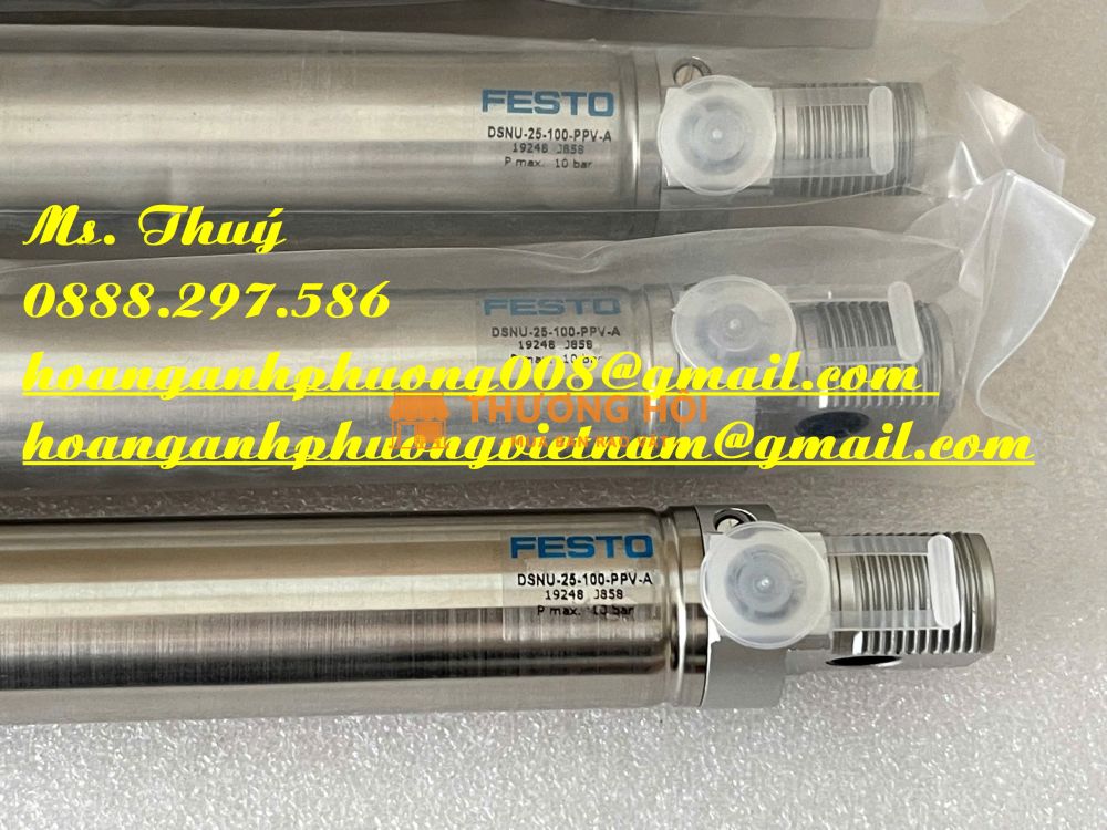 DSNU-25-100-PPV-A - Xi lanh Festo mới - Giao nhanh toàn quốc