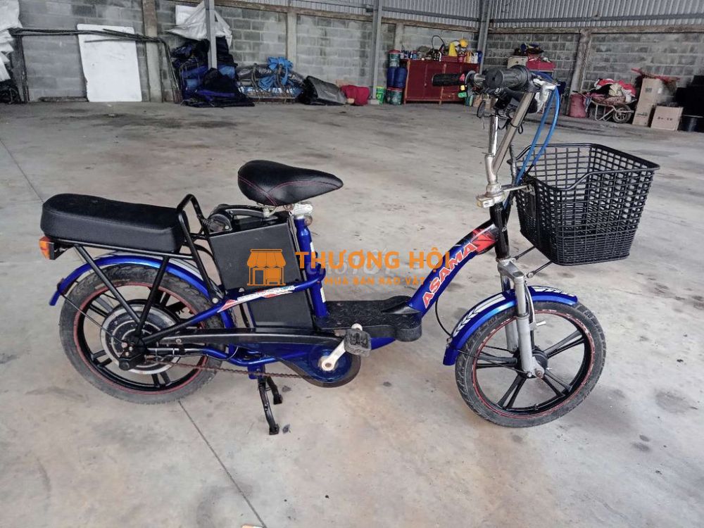 Thanh lý xe điện a sa ma màu xanh dương