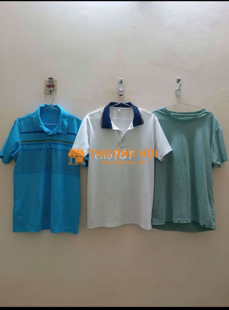 [Thanh Lý] Combo 3 Áo Thun Nam Size L Bền Đẹp