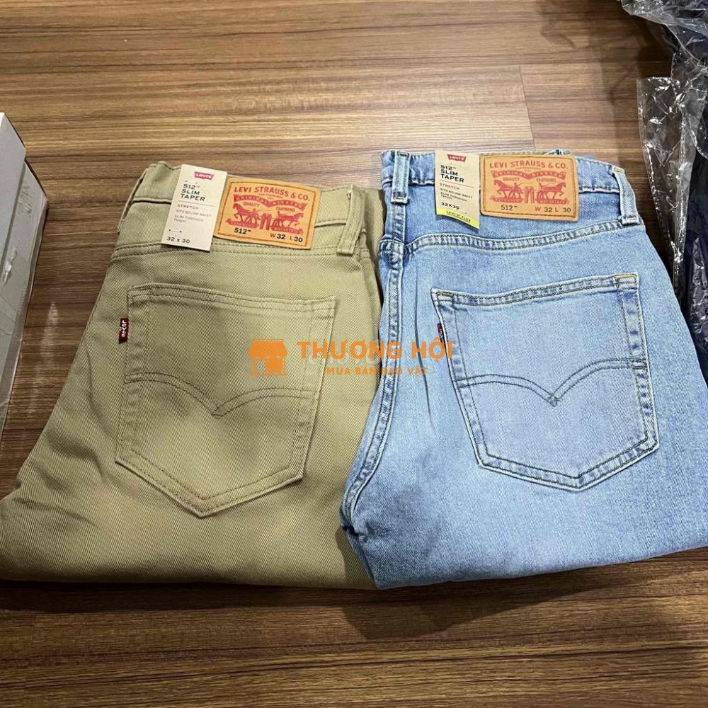 QUẦN JEANS LEVISS 512 XÁCH TAY MỸ
