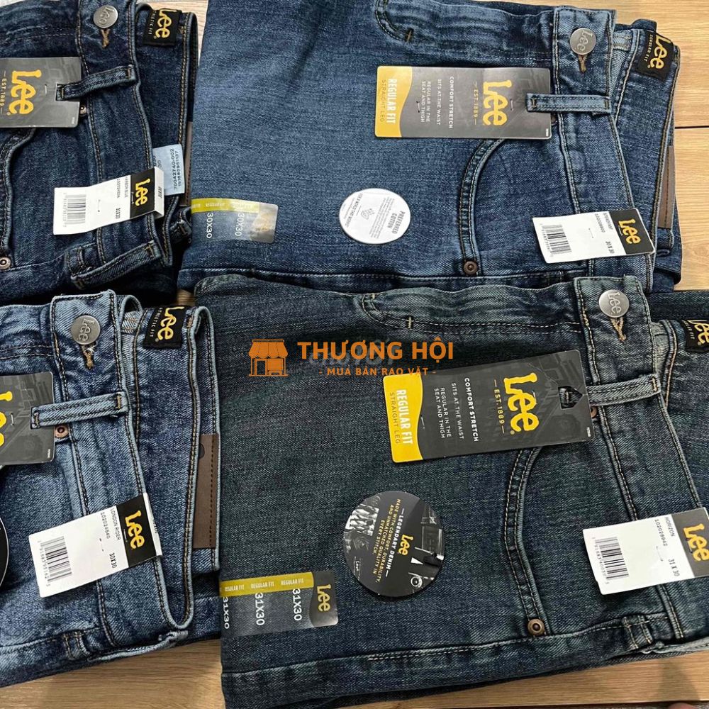 QUẦN JEANS THUN LEE FIT REGULAR ATHLETIC FIT USA