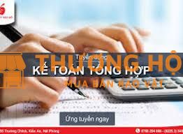 Tuyển vị trí Kế toán Tổng Hợp Doanh Nghiệp