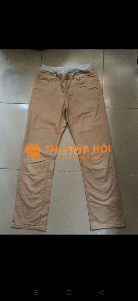 MERY POP khaki japan like new co giản, Size 27-31