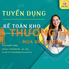 tuyển kế toán & hỗ trợ kinh doanh kho