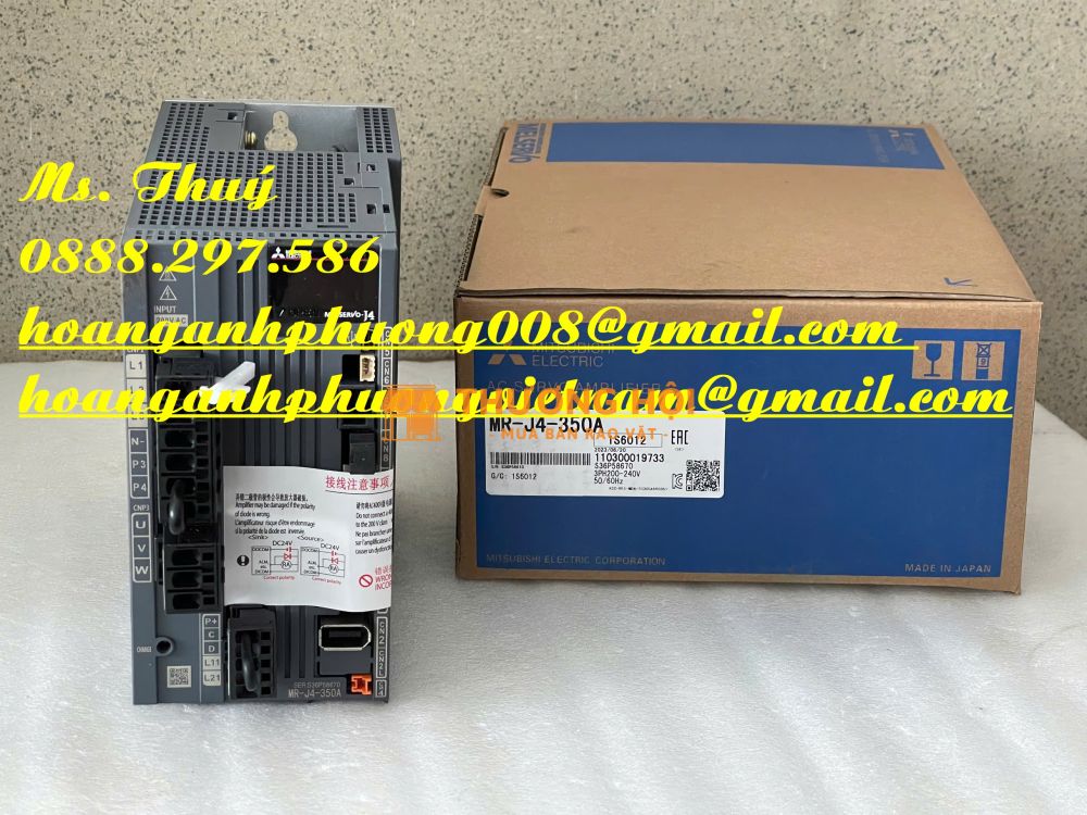 MR-J4-350A - Bộ điều khiển Mitsubishi giá ưu đãi - Giao ngay