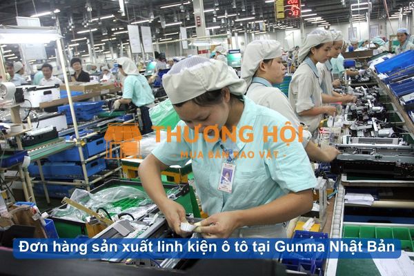 Tuyển 3 nam đơn hàng sản xuất linh kiện ô tô Nhật Bản