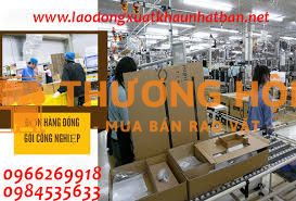 XKLD Nhật Bản đơn hàng đóng gói công nghiệp