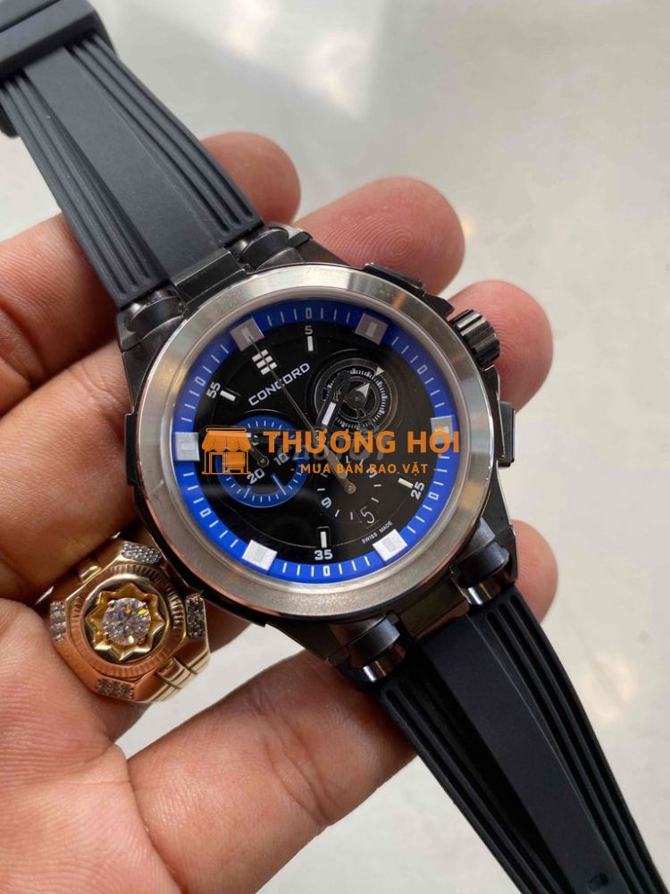 Đồng Hồ Nam Concord Máy Chonograph Thuỵ Sĩ
