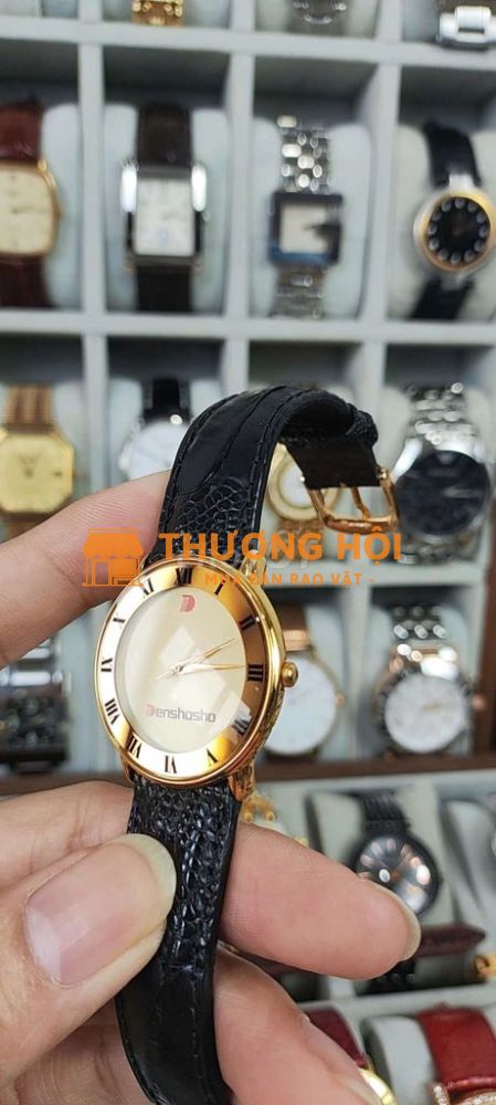 Đồng hồ nam hiệu Denshosho kính tràng viềng